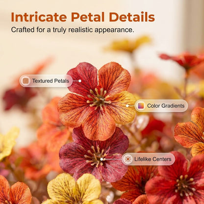 🔥Bestseller🍂Fall & Halloween Fake Flower Bouquet🧡