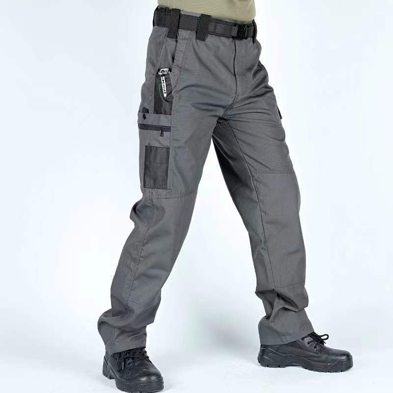 🔥LAST DAY 49%---Men's Waterproof Tactical Work Pants - Solid Color with Multi-Pockets for Outdoor Activities