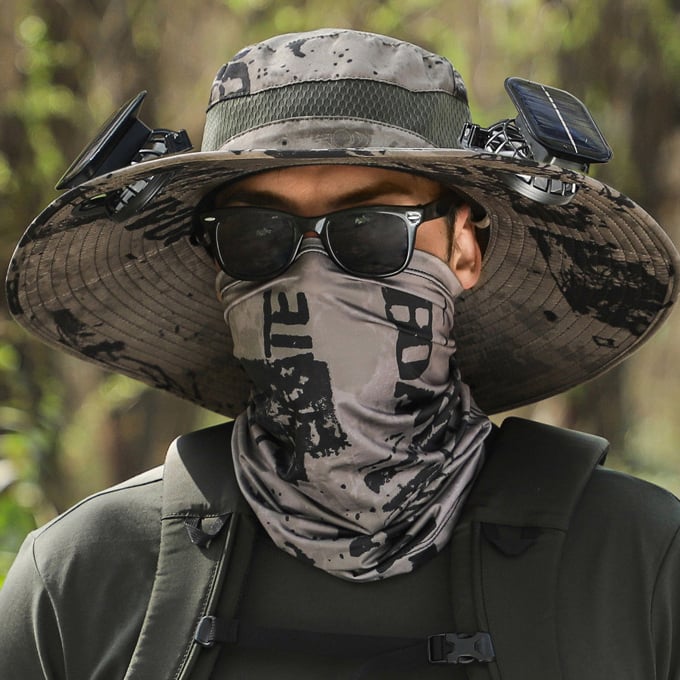 🔥Summer Hot Sale 49% OFF⚡2026 New Ultralight Solar Fan Sun Hat🎁Lighter Than a Baseball!⚾(Only 11oz)