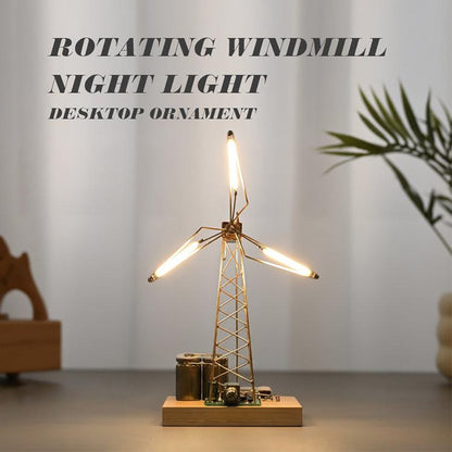 🏆Hot Sale 💡DIY Industrial Retro Windmill Lamp | Hand-Craft Your Own Warm Ambience