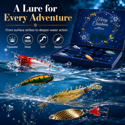 🎣 Christmas Countdown | 24-Day Fishing Lures Advent Calendar