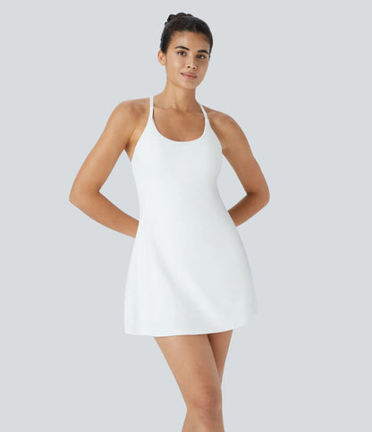 Plush Backless Active Dress