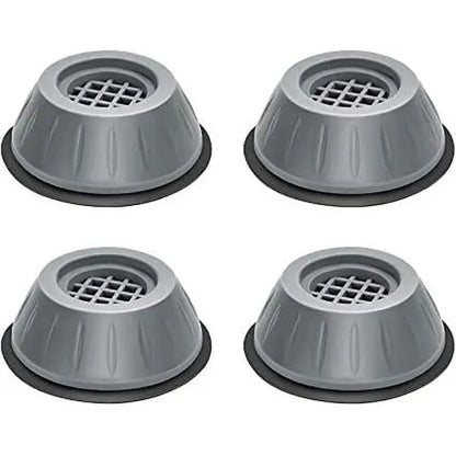 4-Piece Durable Compact Shock-Absorbing Pads for Large Home Appliances (Washing Machines, Dryers, Refrigerators) - Reduces Vibrations and Noise, Prevents Movement, Refrigerator Accessories