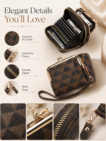 🌸Chic Trend ✨ Compact Travel Leather Wallet
