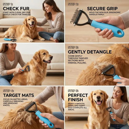 🔥HOT SALE 49% OFF🐱🐶Universal Pet Detangling Comb✨