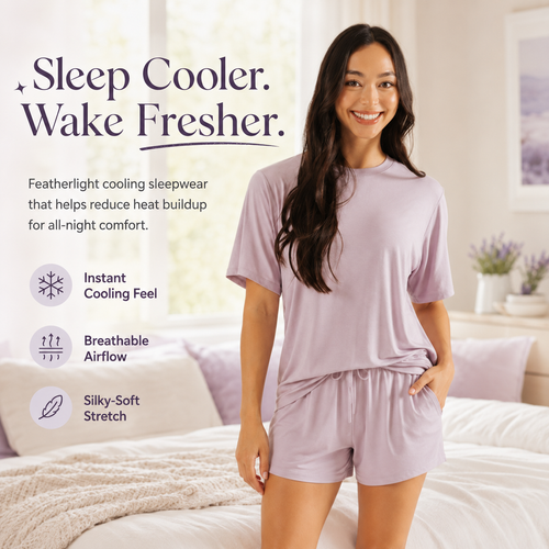 Beat the Heat: Ultra-Breathable Cooling Pajamas for All-Night Rest