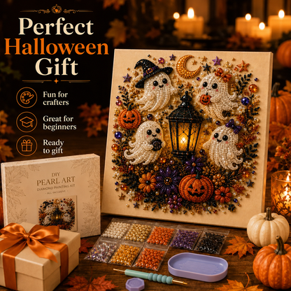🎃 Halloween Pearl Bead Art DIY Kit
