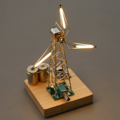 🏆Hot Sale 💡DIY Industrial Retro Windmill Lamp | Hand-Craft Your Own Warm Ambience