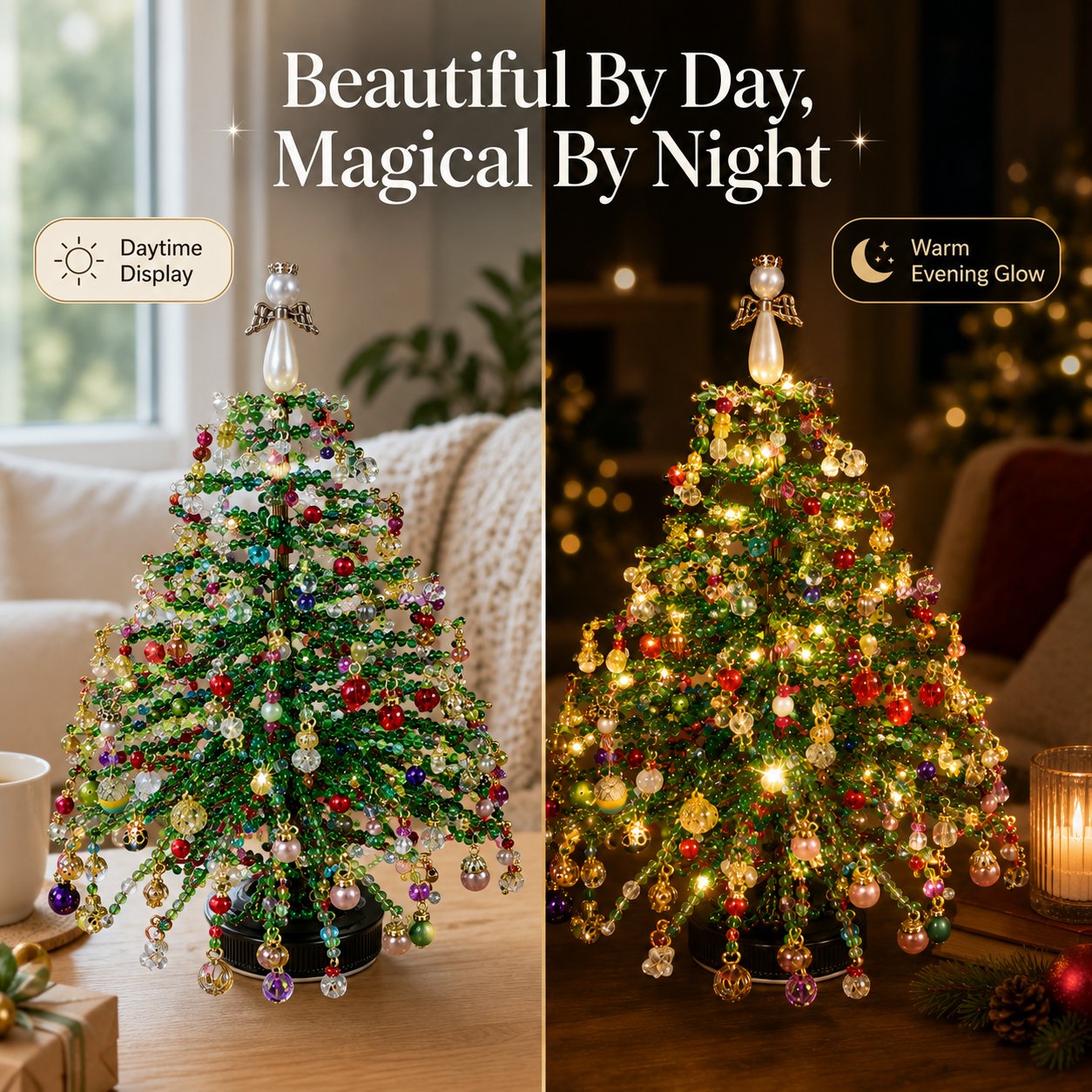 🎁 Unique Christmas Gift 2026 | DIY Beaded Christmas Tree Craft Kit for Creative Holiday Fun
