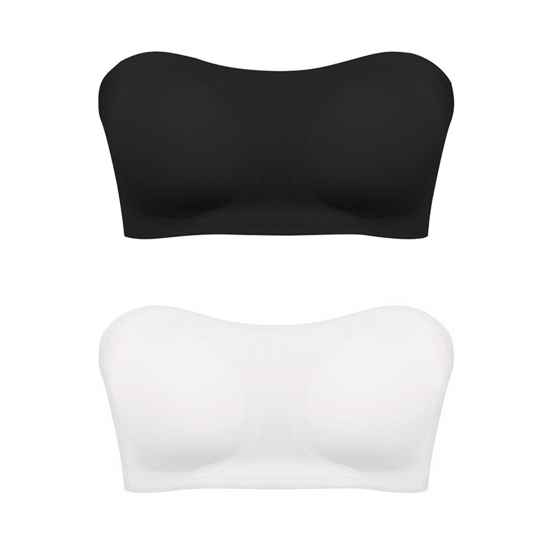 ⏰Buy 1 Get 1 Free💕Non-Slip Crossover Side Hook Bandeau Bra
