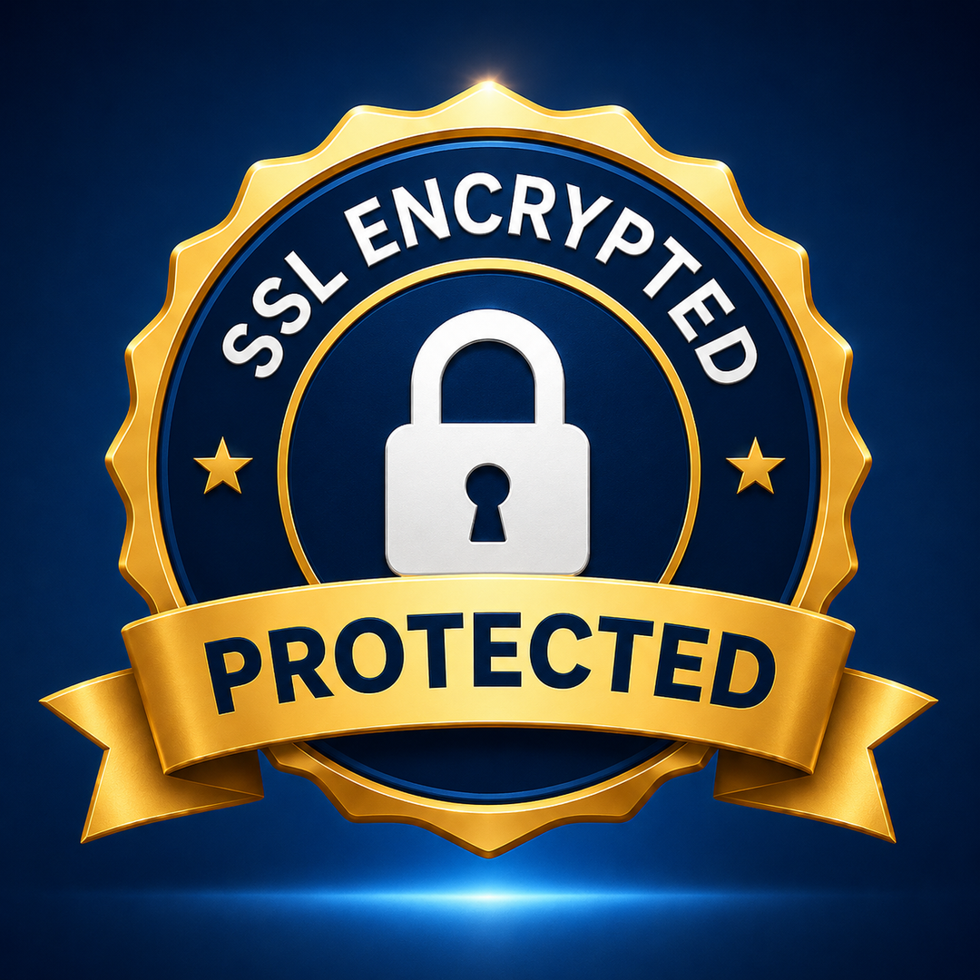 SSL encrypted checkout protection badge