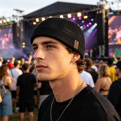 🧢 Men’s Breathable Brimless Docker Hat – Cool & Minimal Style 🔥