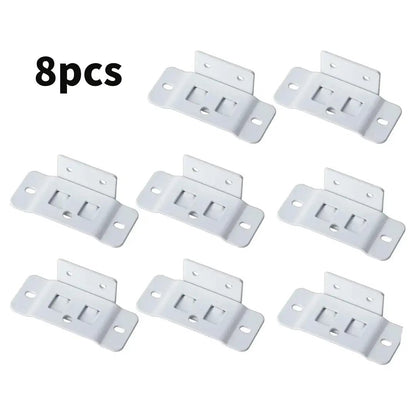 Heavy-Duty Stainless Steel Corner Braces – Quick-Install L-Shaped Furniture Connectors & Reinforcement Brackets (Screws Included)