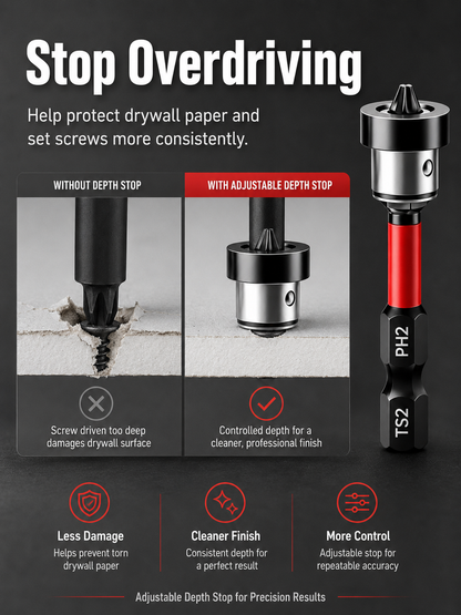 🛠️Hot-selling tool | Over 1,000 units sold daily | Drywall screwdriver bit