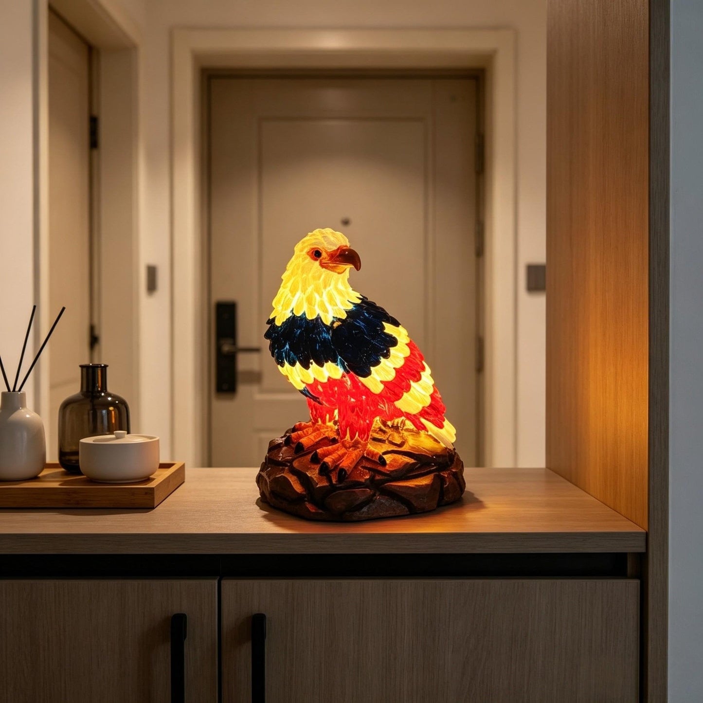 ⚡️Independence Day 49% OFF🦅🌙U.S. 250th Eagle Stained Glass Table Lamp✨
