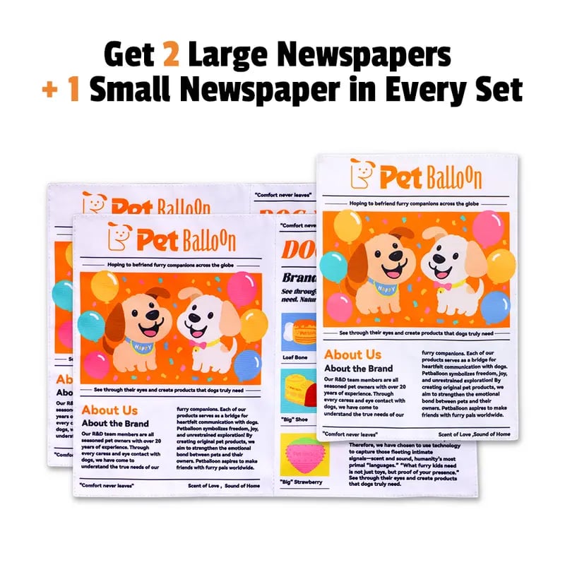 🔥Hot Sale 49% off🌟📰 Durable Newspaper Dog Toy