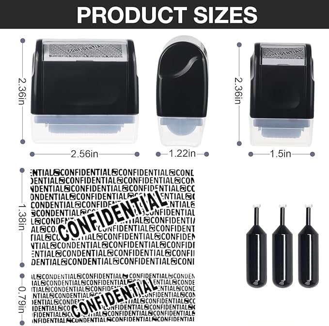 🔥HOT SALE 49% OFF✨Privacy Protection Security Roller Stamp — Address & Billing Info Blocker, Home & Office Mailing Essentials 100m Long-Lasting Roll