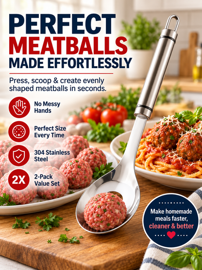 🍝Stainless Steel Meatball Maker Spoon