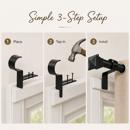 ⚡️Hot Selling🛠️ Universal Curtain Rod Hooks1