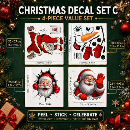 😍Santa Claus Wall Sticker