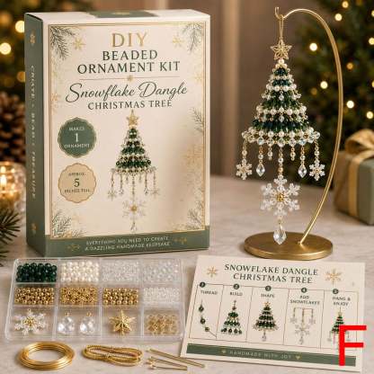 DIY Christmas Tree Beaded Ornament Kit