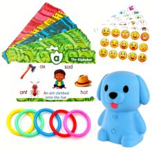 🦖 Interactive Talking Dinosaur Learning Toy Set – Early Education Kit for Kids (Alphabet, Emotion & Cognitive Development)