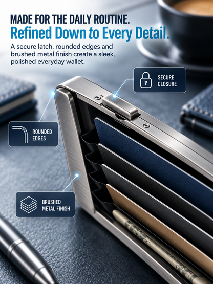 🔥EDC Trend 💳 Hot Sale RFID Blocking Metal Card Holder