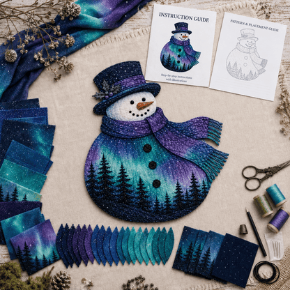 🧵 Christmas Fabric Art Door Hanging Craft Kit