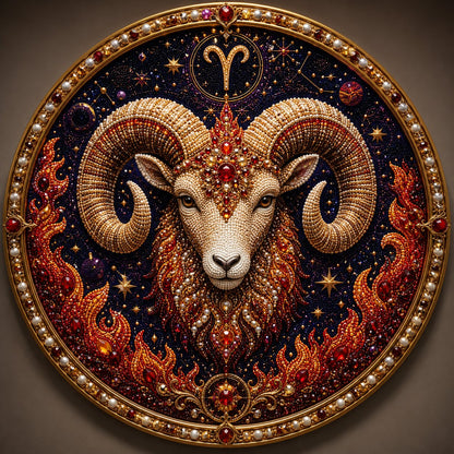 🔥 Only a few sets left!💎 12 Zodiac Signs Pearl Art Kit