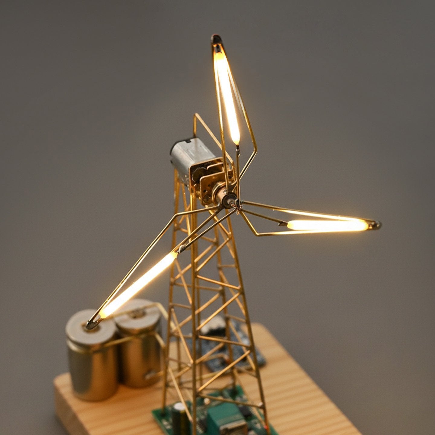 🏆Hot Sale 💡DIY Industrial Retro Windmill Lamp | Hand-Craft Your Own Warm Ambience