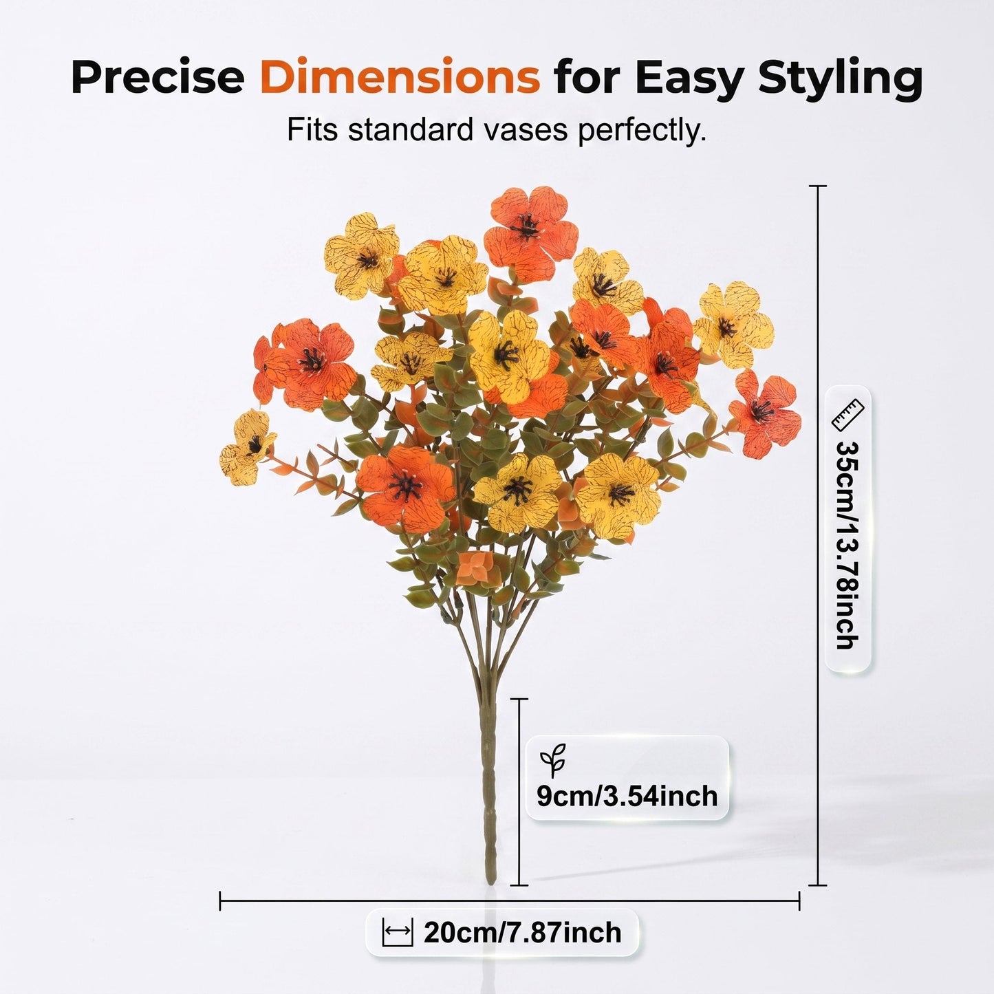 🔥Bestseller🍂Fall & Halloween Fake Flower Bouquet🧡