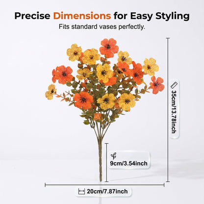 🔥Bestseller🍂Fall & Halloween Fake Flower Bouquet🧡