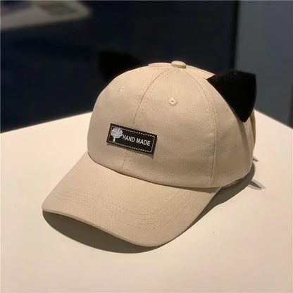 🧢 Korean-Style Pilot Cap – Curved Visor, Glasses-Ready