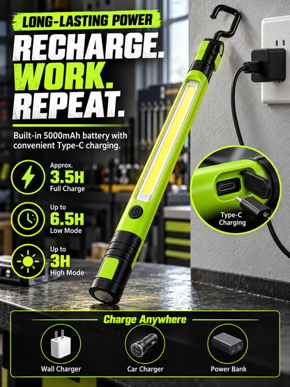 🔥Hot Sale 49% off🌟🔦Multifunctional magnetic rechargeable work light💡