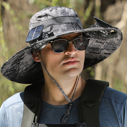 🔥Summer Hot Sale 49% OFF⚡2026 New Ultralight Solar Fan Sun Hat🎁Lighter Than a Baseball!⚾(Only 11oz)
