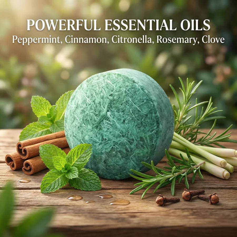 🦟 49% OFF NOW!🔇 🟢 Natural Peppermint Rodent Repellent Tablets – 12 Pack