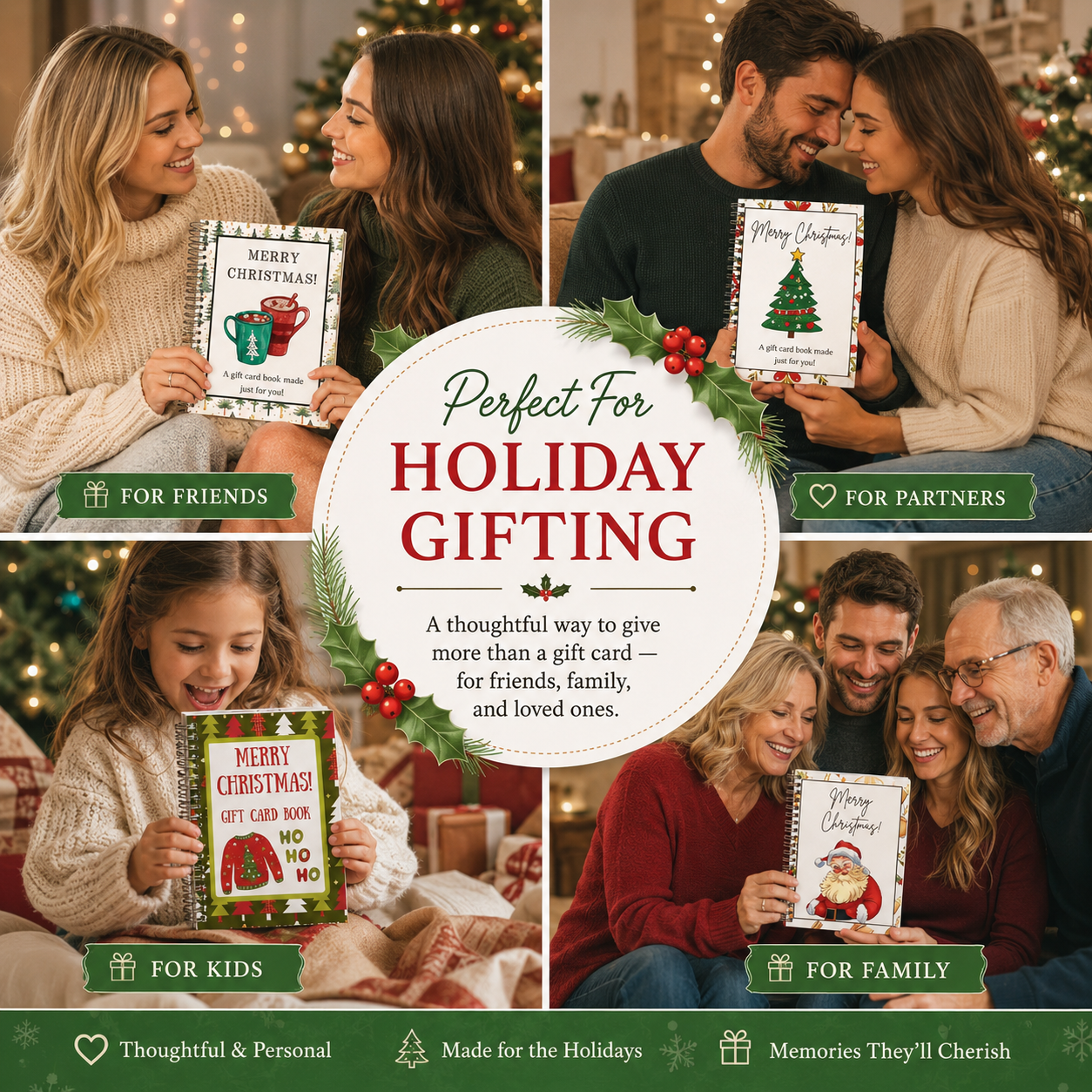 🎁Holiday Trend🔥DIY Christmas Gift Card Album