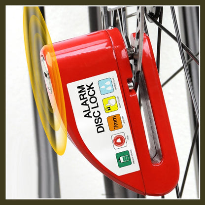 🛡️ Motorcycle Disc Brake Lock Alarm | 110dB Anti-Theft Security