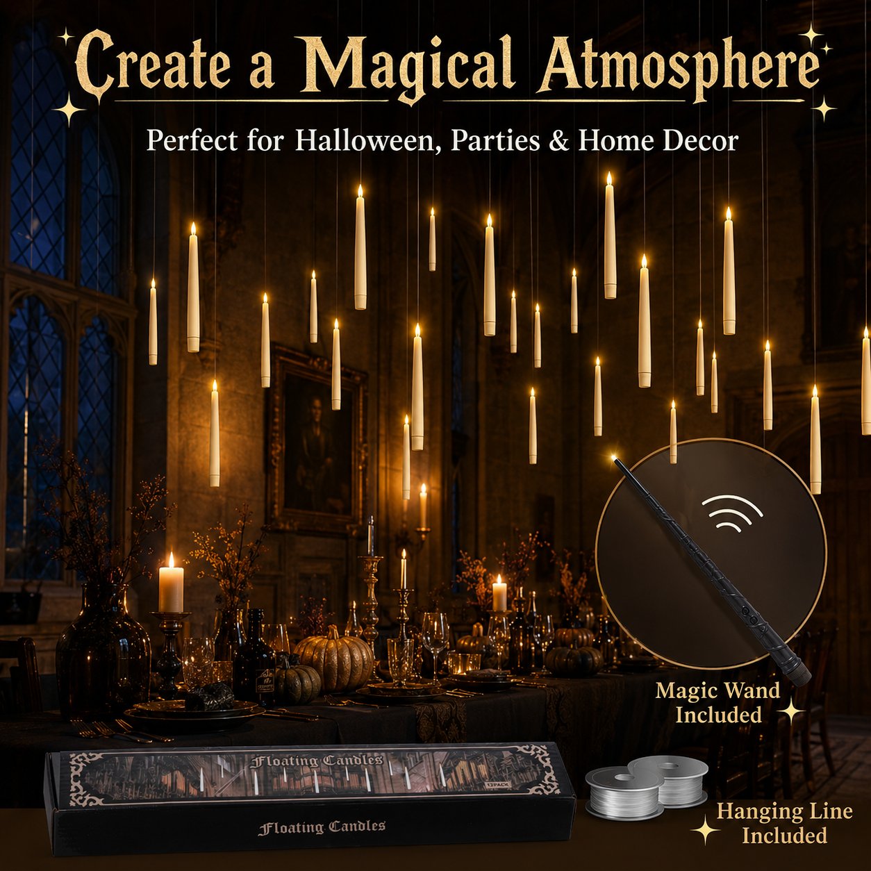 ✨ Floating Candles That Light Up Like Magic 🪄
