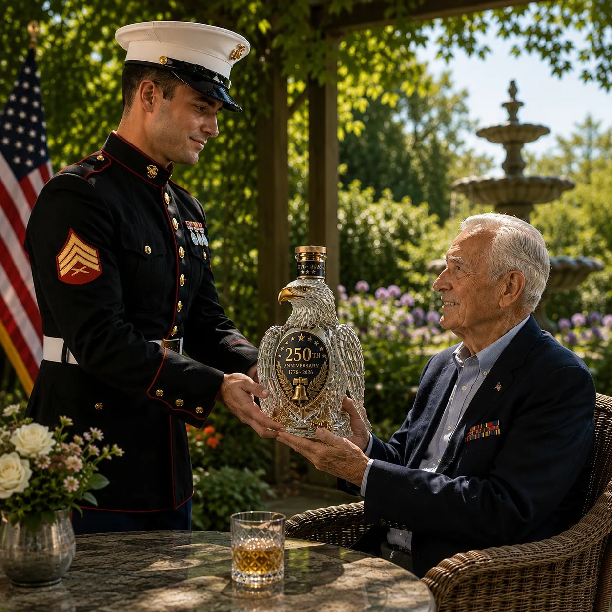 🎉50% off on Father's Day🦅Hawk Whiskey Bottle -250th Anniversary Commemorative Bottle