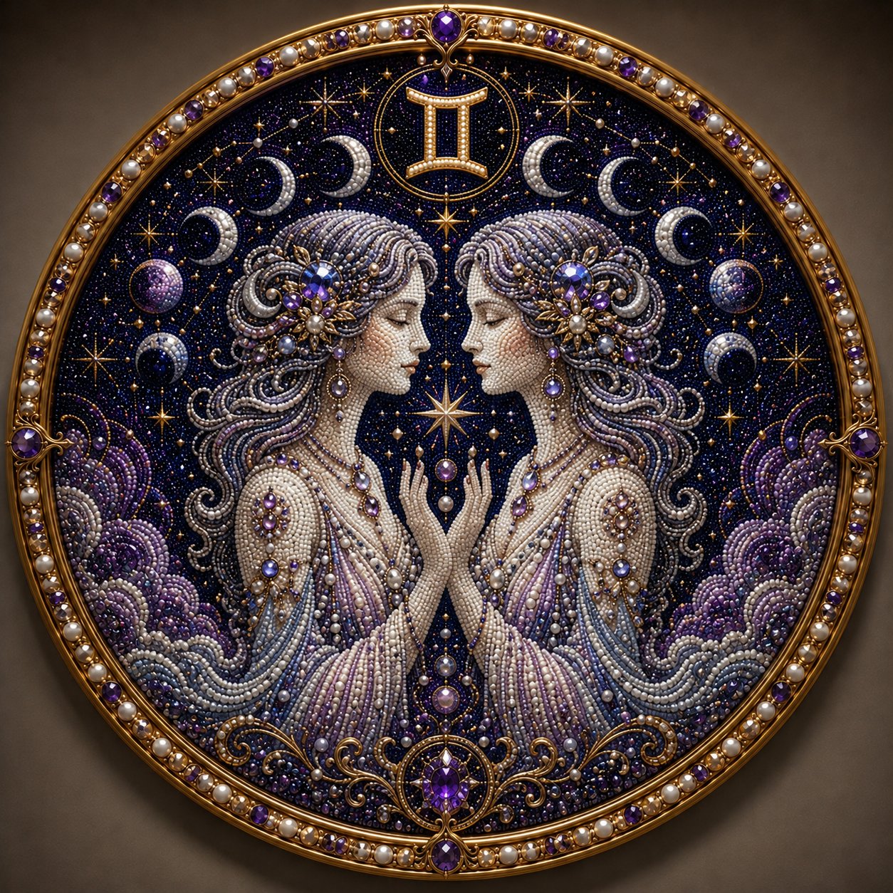 🔥 Only a few sets left!💎 12 Zodiac Signs Pearl Art Kit