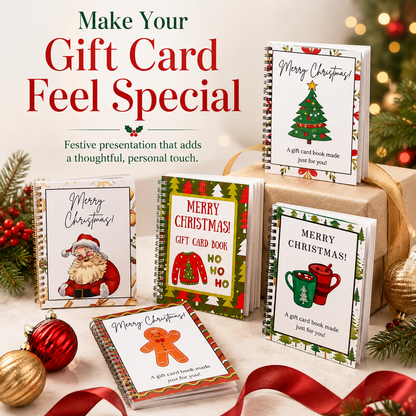 🎁Holiday Trend🔥DIY Christmas Gift Card Album