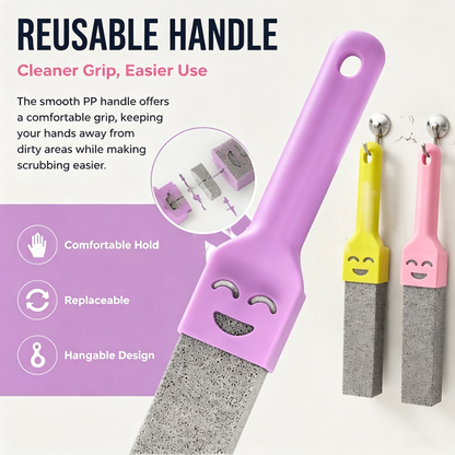 🔥 Hot Sale | 12 Pcs Toilet Pumice Stone Pumice Stone for Cleaning with 3 Handle