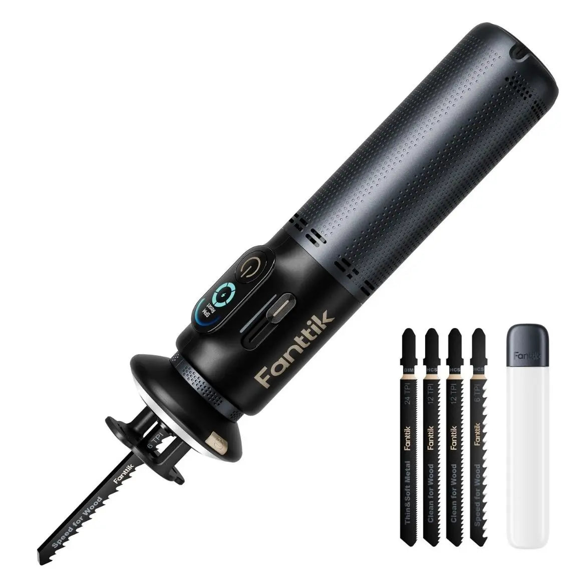 Drill to Reciprocating Saw Adapter, Electric Drill Conversion Attachment with 5 Saw Blades