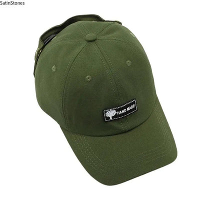 🧢 Men's Glasses-Friendly Pilot Cap