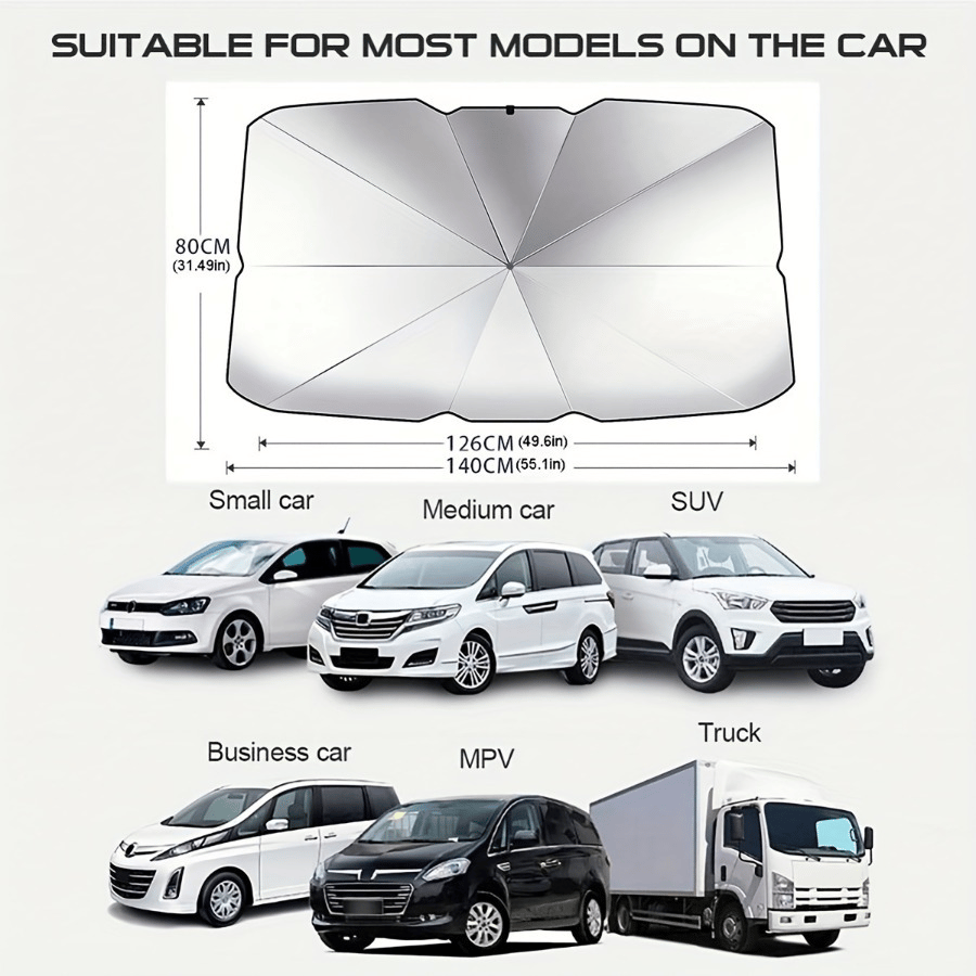 🔥2026 Foldable Anti-UV Windshield Sunshade