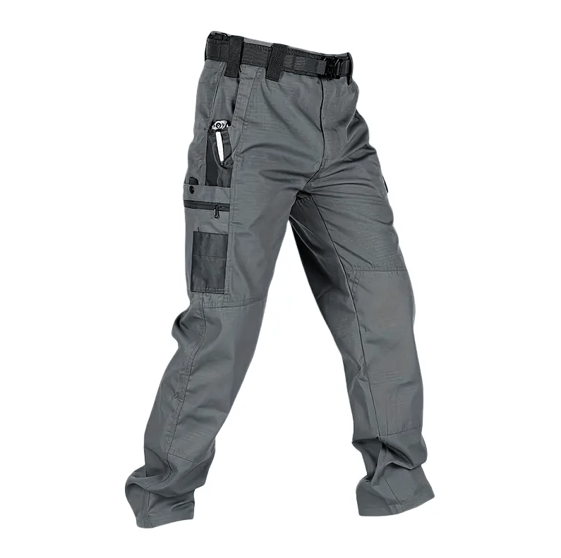🔥LAST DAY 49%---Men's Waterproof Tactical Work Pants - Solid Color with Multi-Pockets for Outdoor Activities