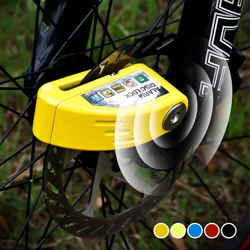 🛡️ Motorcycle Disc Brake Lock Alarm | 110dB Anti-Theft Security