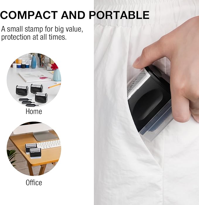 🔥HOT SALE 49% OFF✨Privacy Protection Security Roller Stamp — Address & Billing Info Blocker, Home & Office Mailing Essentials 100m Long-Lasting Roll