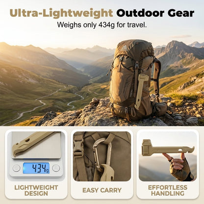 Multifunctional Camping Hammer & Tent Stake Puller